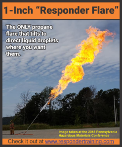 RESPONDER PROPANE FLARE™ - aka "The Dragon Slayer™" - the only commercially available folding 1-inch Propane Flare that can be tilted - Image 16
