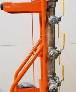 Alternative view of 2-Inch 6-Port Propane Distribution Manifold