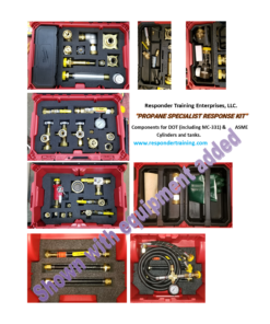 Propane Response Specialist Kit - BOXES, FOAM, DIVIDER and TOOL TRAYS ONLY