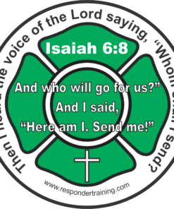 Sticker - Isaiah 6-8 Green