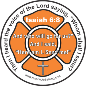 Sticker - Isaiah 6-8 Orange
