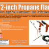 1/2 inch propane flare