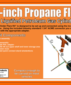 1/2 inch propane flare