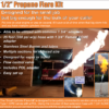 1/2-inch propane flare