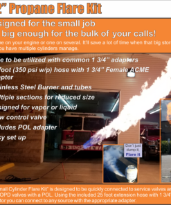 1/2-inch propane flare