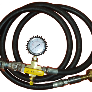 1/2" Gauge assembly with 10 foot w/hose