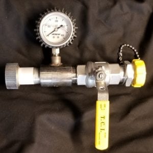 1″ SS ACME Pressure Gauge Assembly