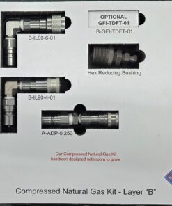 Compressed Natural Gas Vent/Flare Connector Kit - Image 3