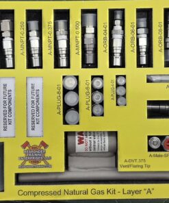 Compressed Natural Gas Vent/Flare Connector Kit
