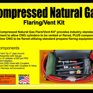 Compressed Natural Gas Vent/Flare Connector Kit