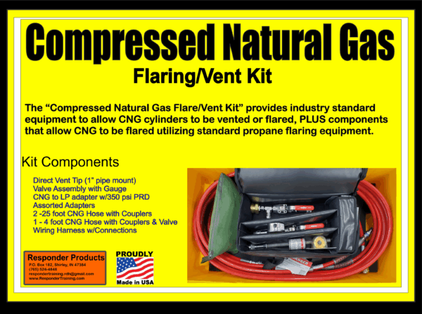 Compressed Natural Gas Vent/Flare Connector Kit