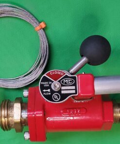 1" Emergency Shut Off Valve with 25 foot SS cable and 1-3/4" ACME connectors