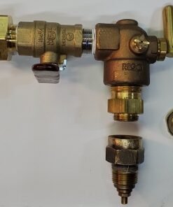 Liquid Evacuation Valve Assembly (90deg old style Rego Chek-Lok) - Image 4