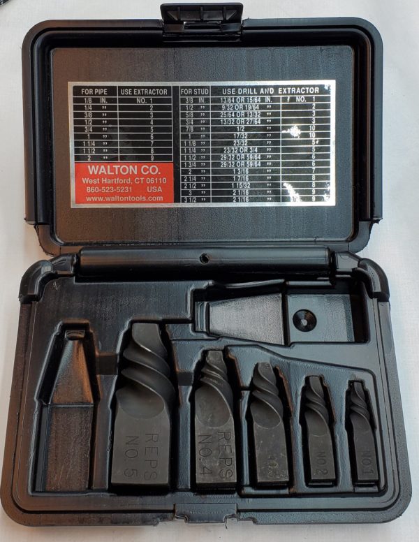 5 PIECE PIPE (NPT) EXTRACTOR SET