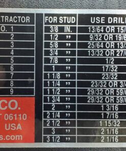 Alternative view of 5 PIECE PIPE (NPT) EXTRACTOR SET