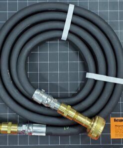 1/2-inch x 10 foot cylinder evacuation hose assembly