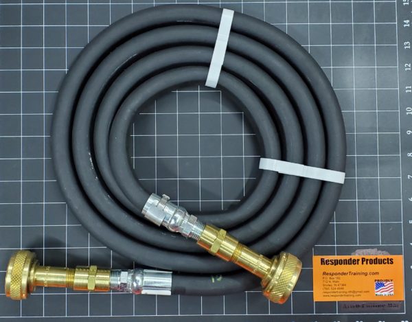 1/2-inch x 10 foot cylinder evacuation hose assembly