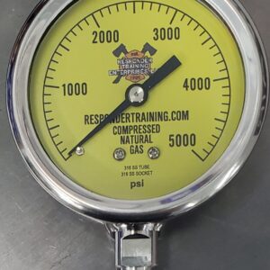 Compressed Natural Gas (CNG) 5000 psi Bottom Mount Pressure Gauge