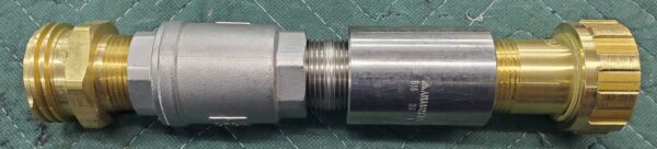 In-Line Stainless Steel VERTICAL Check Valve with wire mesh suppressor screens