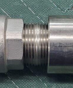 In-Line Stainless Steel VERTICAL Check Valve with wire mesh suppressor screens